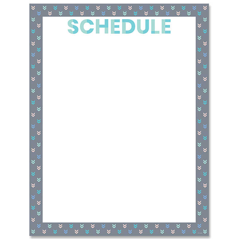 Teachersparadise Creative Teaching Press Calm Cool Schedule Chart