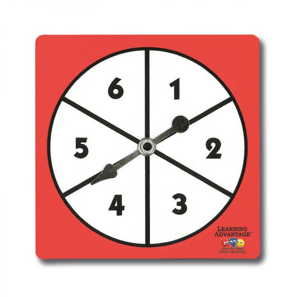 LEARNING ADVANTAGE 1-6 NUMBER SPINNERS CTU7347