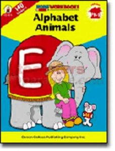 CARSON DELLOSA Alphabet Animals Home Workbook CD-4513 - TeachersParadise