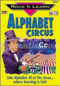 ROCK N LEARN Alphabet Circus On Dvd RL-942 - TeachersParadise