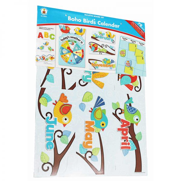 CARSON DELLOSA BOHO BIRDS CALENDAR CD-110234