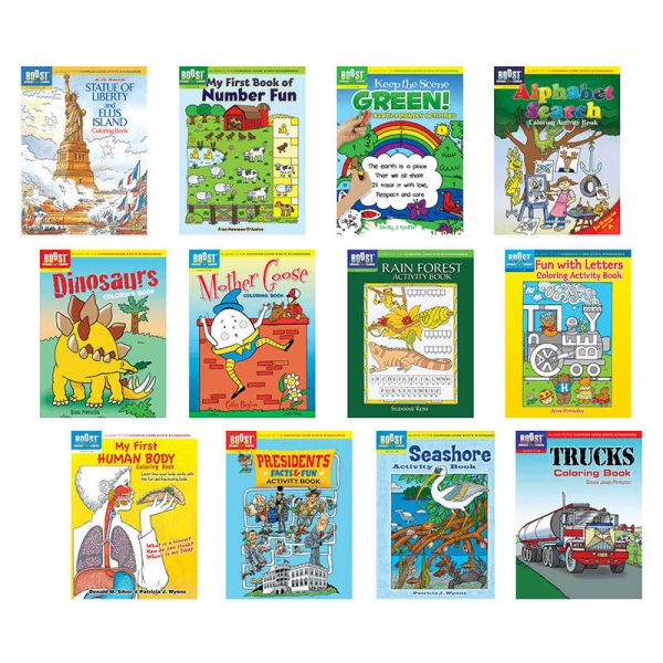 DOVER PUBLICATIONS BOOST GRADE 1-2 SET OF ALL 12 DP-740013