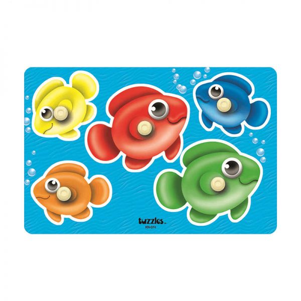 PLATAPILLA USA INC BUBBLE FISH PEG PUZZLE PPAKN074