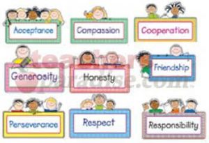 CREATIVE TEACHING PRESS Bulletin Board Set Character Education Stick ...