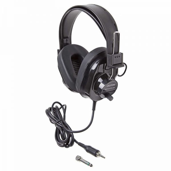 CALIFONE INTERNATIONAL DELUXE STEREO HEADPHONES CAF2924AVPSBK