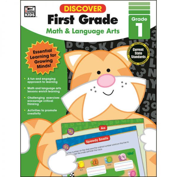 CARSON DELLOSA DISCOVER FIRST GRADE BOOKS CD-704890