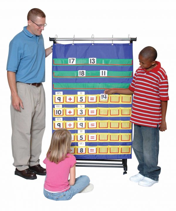 CARSON DELLOSA Double SMART Pocket Chart Addition and Subtraction Cards CD-158018