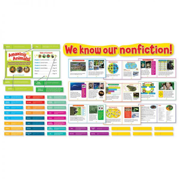 SCHOLASTIC TEACHING RESOURCES EXPLORING NONFICTION BULLETIN BOARD SC-565679