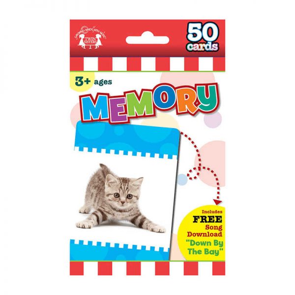 TWIN SISTER PRODUCTIONS GAME FLASH CARDS MEMORY TWIN9560