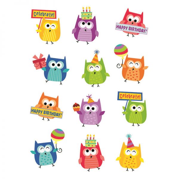 CREATIVE TEACHING PRESS HAPPY BIRTHDAY STICKERS CTP4406