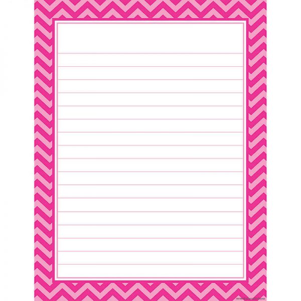 TEACHER CREATED RESOURCES HOT PINK CHEVRON LINED CHART TCR7580