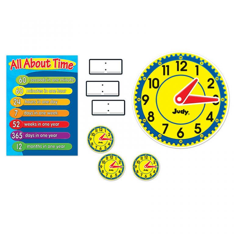 CARSON DELLOSA JUDY CLOCK BB SET CD-110185 - TeachersParadise