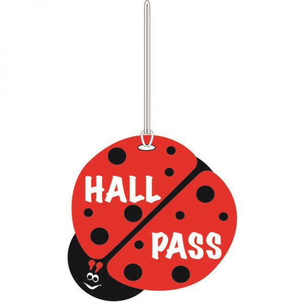 ASHLEY PRODUCTIONS LADYBUG HALL PASS ASH10309