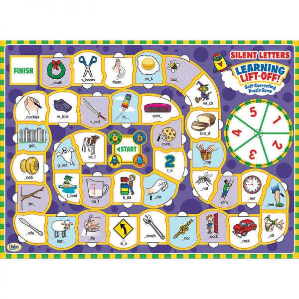 DIDAX LANGUAGE LEARNING SILENT LETTERS LIFT OFF PUZZPLES DD-212010