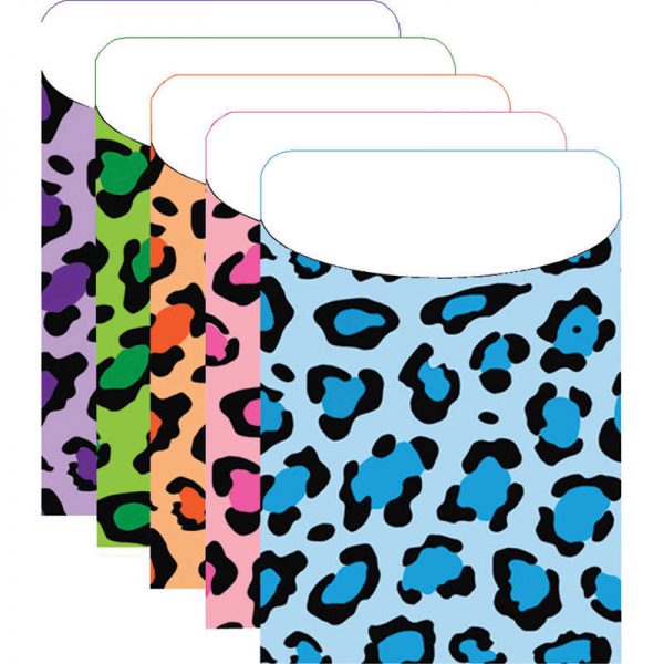 TOP NOTCH TEACHER PRODUCTS MULTI COLORED LEOPARD PEEL & STICK 25PK TOP6055