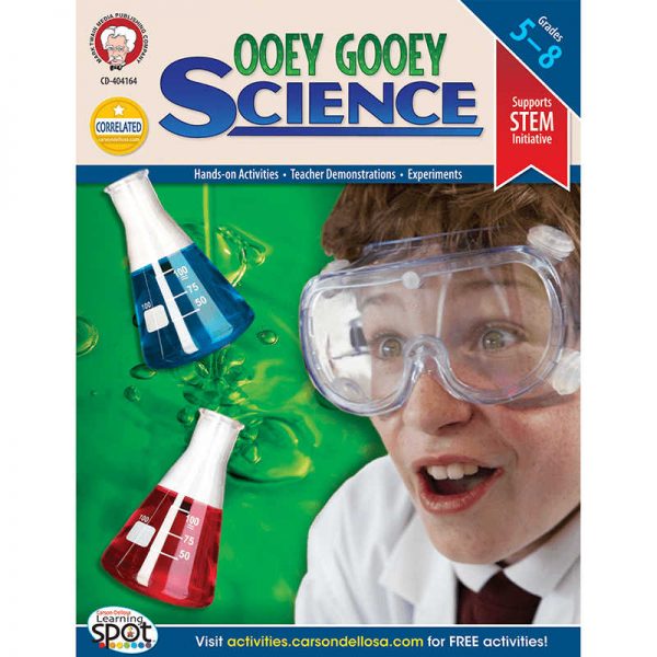 CARSON DELLOSA OOEY GOOEY SCIENCE INVESTIGATIONS CD-404164