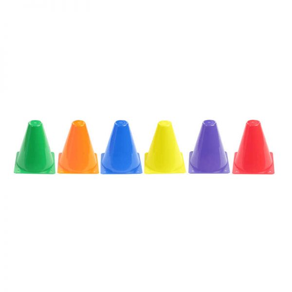 AMERICAN EDUCATIONAL PROD RIGID PLASTIC CONES 6IN SET OF 6 AEPYTB018