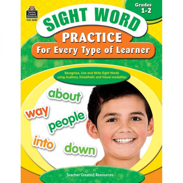 TEACHER CREATED RESOURCES SIGHT WORD PRACTICE FOR EVERY TYPE OF LEARNER GRADE 1-2 TCR3059