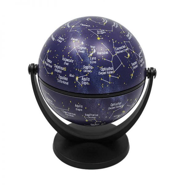 ROUND WORLD PRODUCTS SWIVEL & TITLE 4 MINI GLOBE STARS RWPSN891077