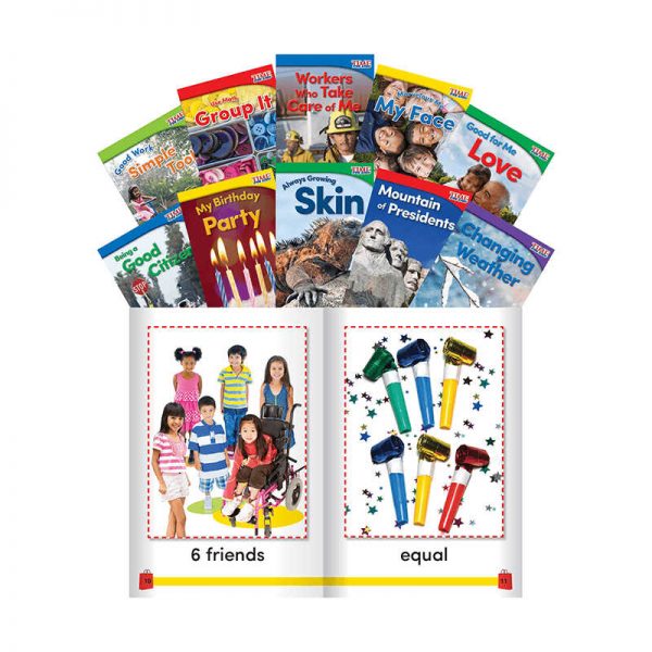 SHELL EDUCATION TIME FOR KIDS GRADE K SET 3 10 BOOK ST SEP24704