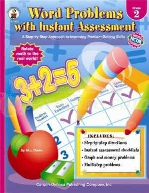 CARSON DELLOSA Word Problems With Instant Gr. 2 CD-7430 - TeachersParadise