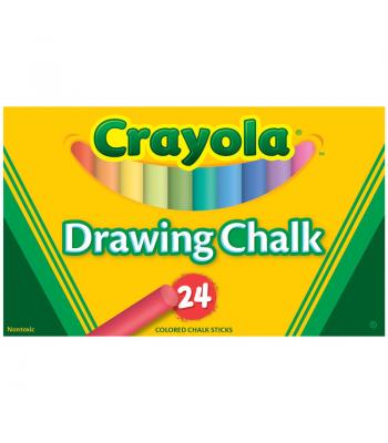 crayola colored drawing chalk