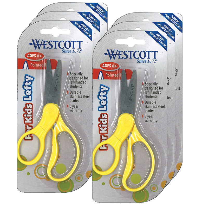 TeachersParadise - Westcott® School Left-Handed Kids Scissors