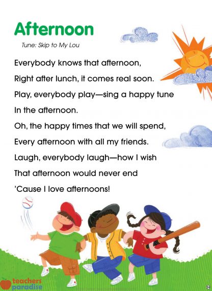 TeachersParadise - Scholastic Calendar Time Sing Along Flip Chart and ...