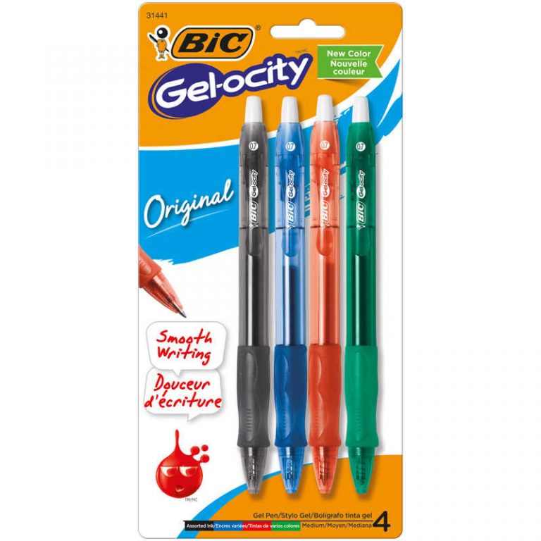 TeachersParadise - BIC® Gel-ocity Quick Dry Retractable Gel Pen, Medium ...