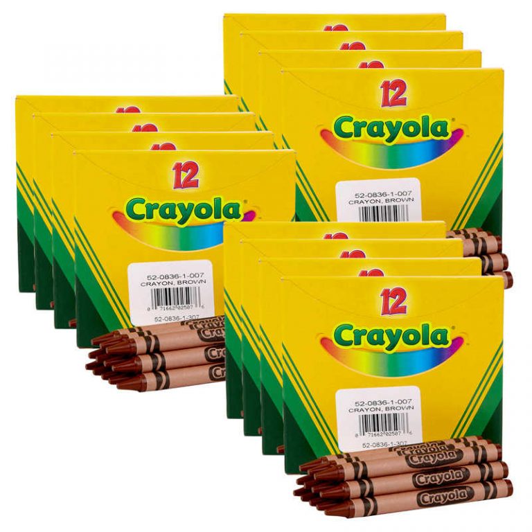 Teachersparadise - Crayola® Bulk Crayons, Brown, Regular Size, 12 Per 