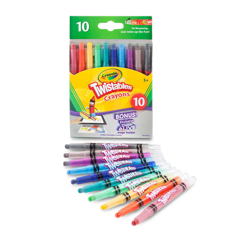 TeachersParadise Crayola® Mini Crayons, Pack of 10 BIN529715
