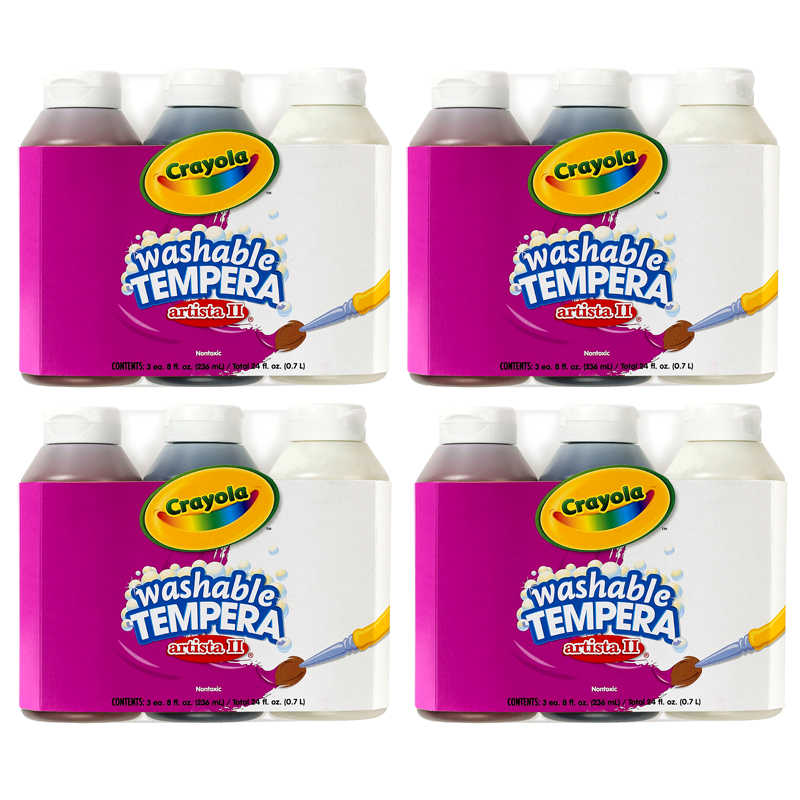 TeachersParadise - Crayola® Artista II® Washable Tempera Paint, Neutral