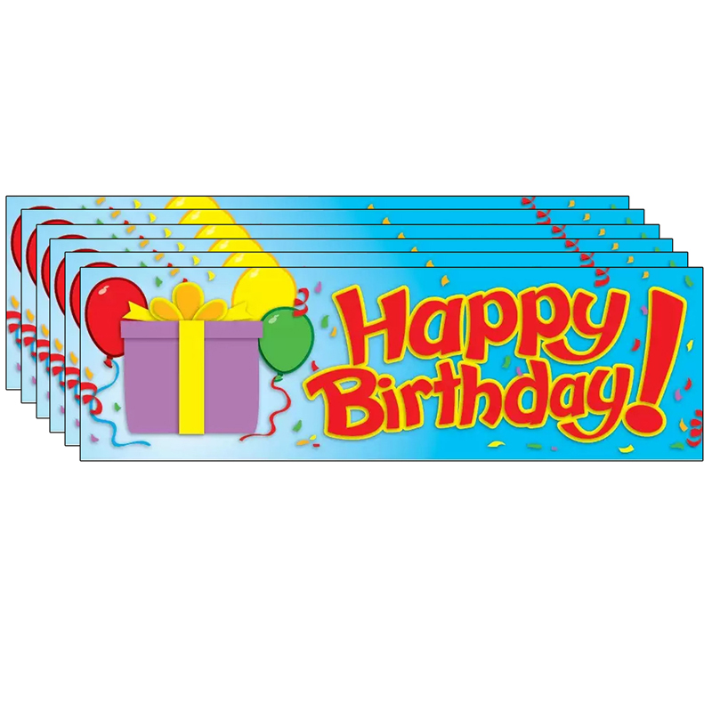 TeachersParadise - Carson Dellosa Education Birthday Bookmarks, 30 Per ...