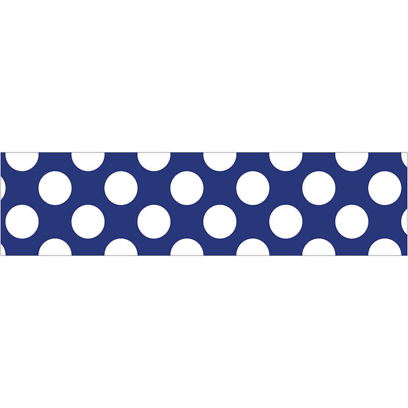 TeachersParadise - Schoolgirl Style™ Navy with Polka Dots Straight ...