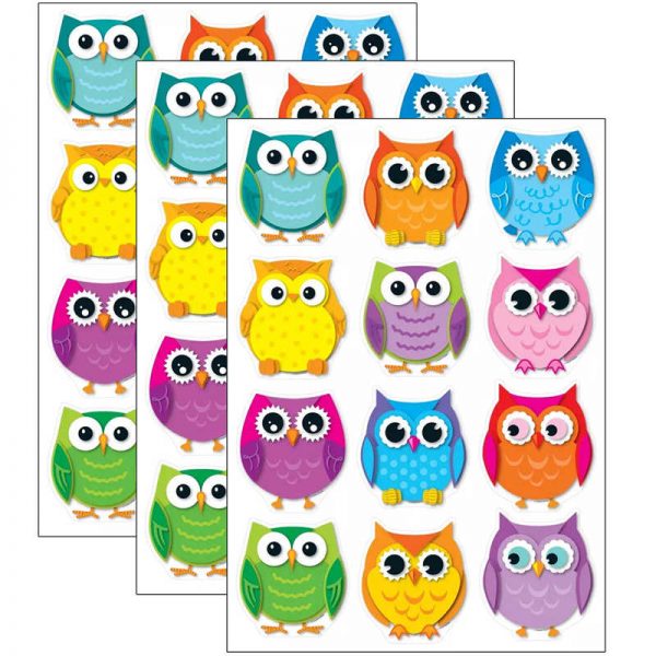 TeachersParadise - Carson Dellosa Education Colorful Owls Cut-Outs, 36 ...