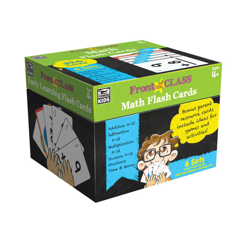 TeachersParadise - Thinking Kids Math Flash Cards, Grades PK-3 - CD-734063