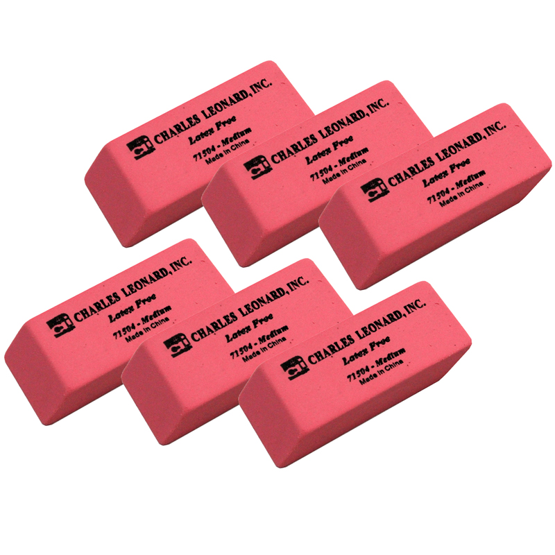 TeachersParadise - Charles Leonard Eraser, Synthetic, Latex Free, Wedge ...