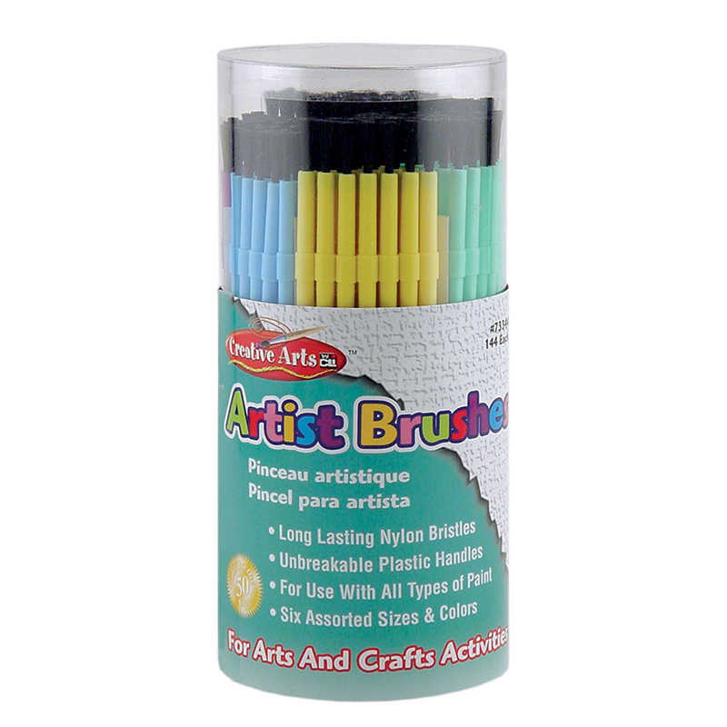 https://www.teachersparadise.com/wp-content/uploads/CHL73344-creative-arts-plastic-artist-brushes-assorted-colors-144-per-tub.jpg