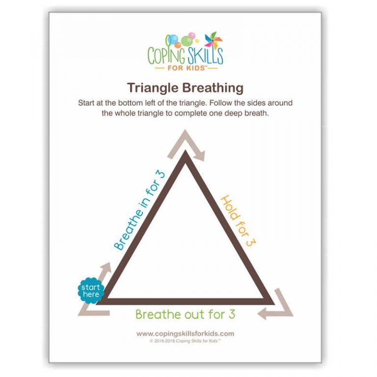 TeachersParadise - Coping Skills for Kids™ Triangle Deep Breathing ...