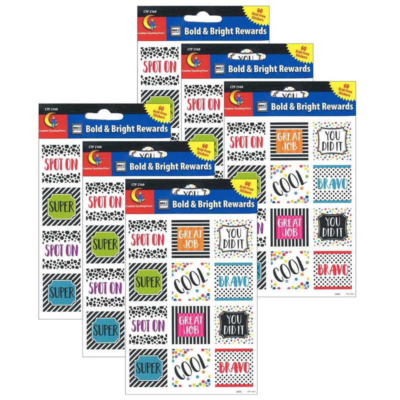 TeachersParadise - Creative Teaching Press® Bold & Bright Rewards ...