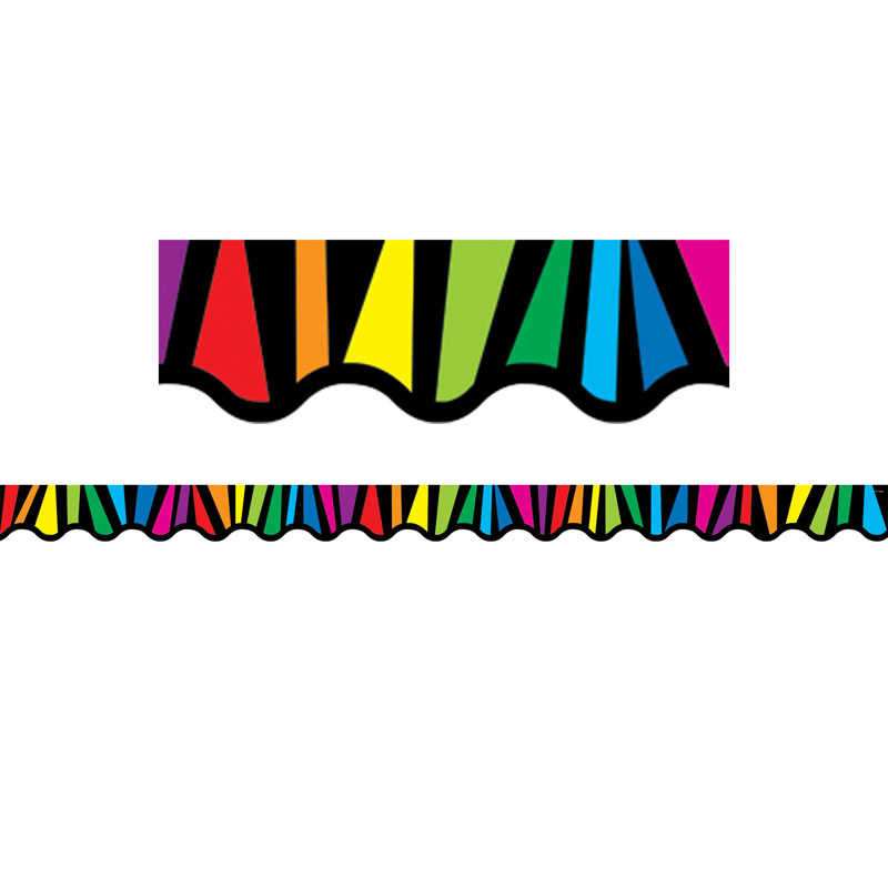 TeachersParadise - Creative Teaching Press® Rainbow Stripes Border, 35 ...