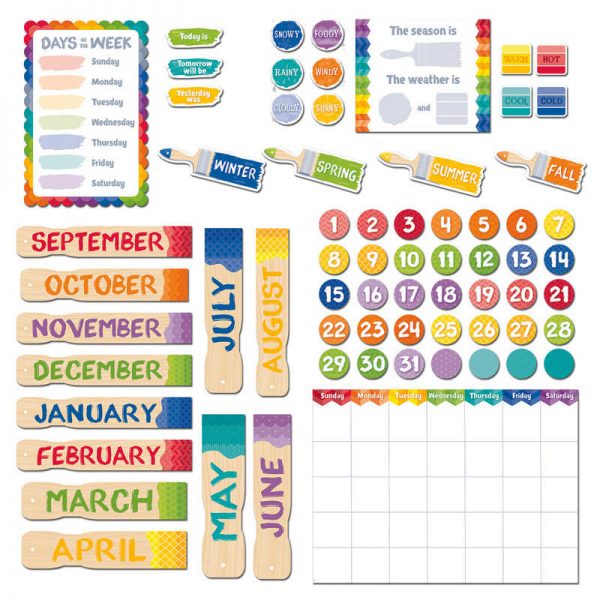 TeachersParadise - Creative Teaching Press® Painted Palette Calendar ...