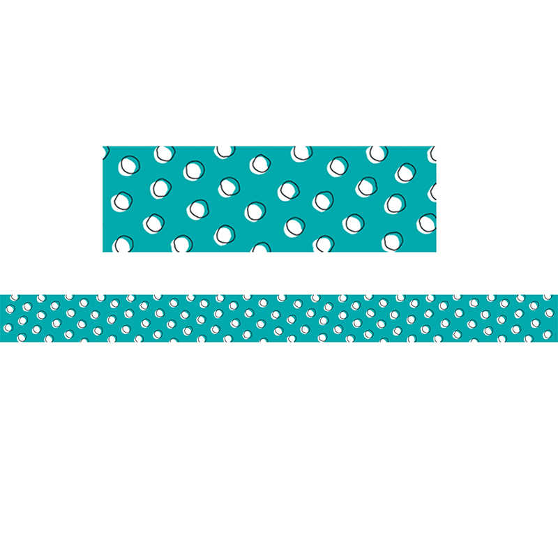 TeachersParadise - Creative Teaching Press® Doodle Dots on Teal Border ...