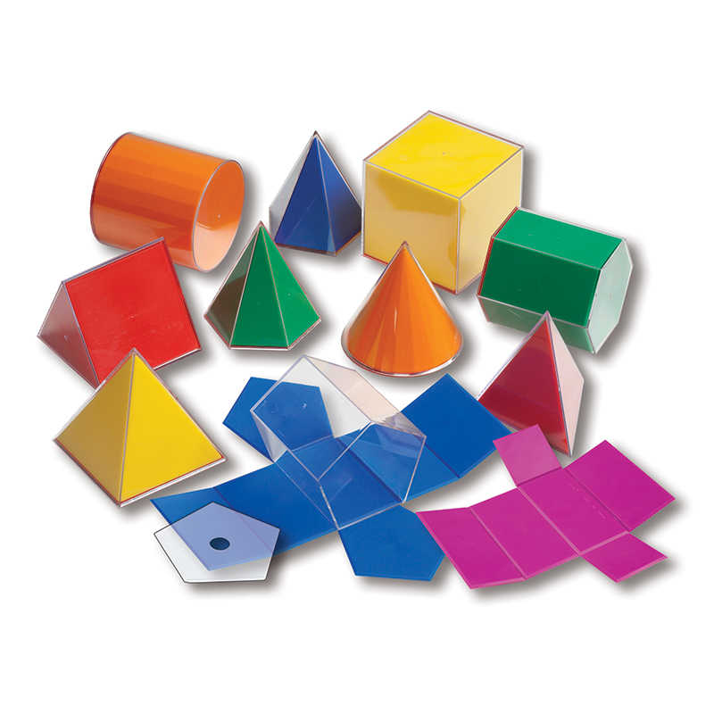 TeachersParadise - Learning Advantage™ Folding 3-D GeoFigures™, 10cm ...