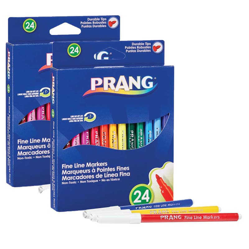 Prang Classic Art Markers, Bullet Tip, Assorted Colors,, 46% OFF