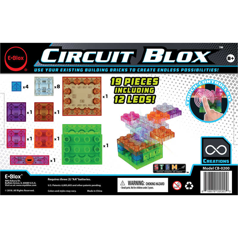 TeachersParadise - E-Blox® Circuit Blox Lights Plus, Circuit Board ...