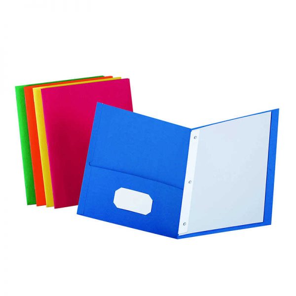 TeachersParadise - Oxford® Twin Pocket Folders, Assorted Colors, Box of ...