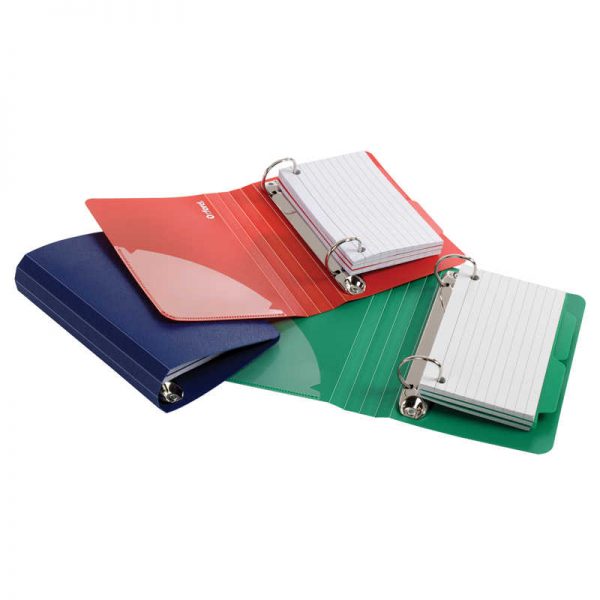 TeachersParadise - Oxford® Poly Index Card Binder & 50 Index Cards, 3 ...