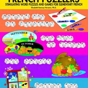 FRENCH PUZZLERS-BOOK 1 STIMULATING WORD PUZZLES AND GAMES by Hayes School Publishing – H-FL09R