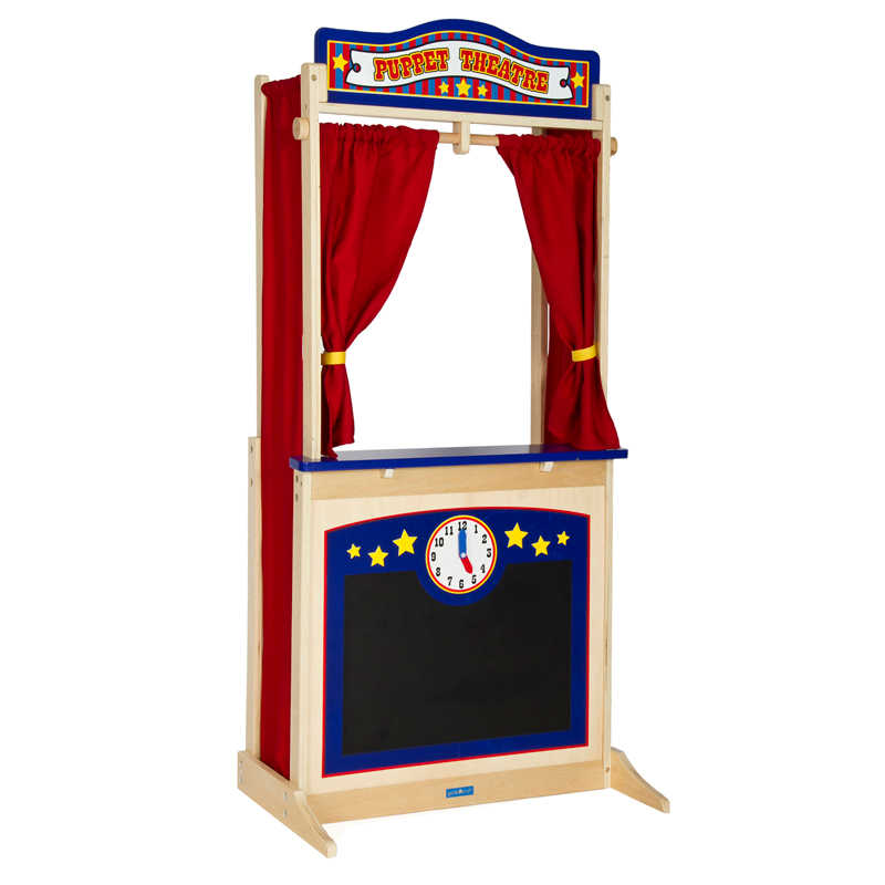 TeachersParadise - Guidecraft Pretend & Play Wooden Floor Theater - GD ...